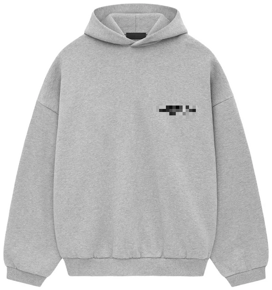 ESS FLEECE HOODIE II 'LIGHT HEATHER GREY' FW24