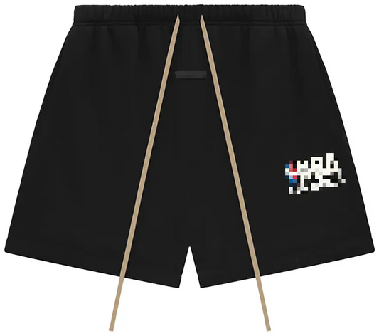 ESS X NNBB@@ SWEATSHORTS 'BLACK'